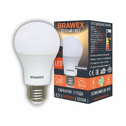 Лампа светодиод BRAWEX А60 груша 16Вт Е27 3000К