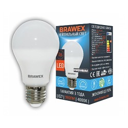 Лампа светодиод BRAWEX А60 груша 11Вт Е27 4000К