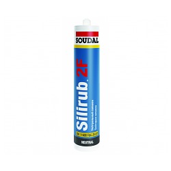 Герметик нейтральный SILIRUB 2F SOUDAL 280мл прозр