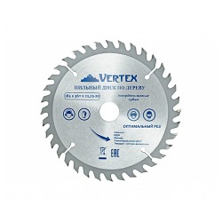 Диск пильный VERTEXTOOLS 185х20мм 36 зуб дерево